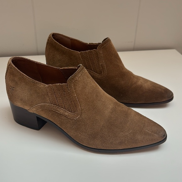 Frye Eleanor Suede Western Bootie - Picture 4 of 8